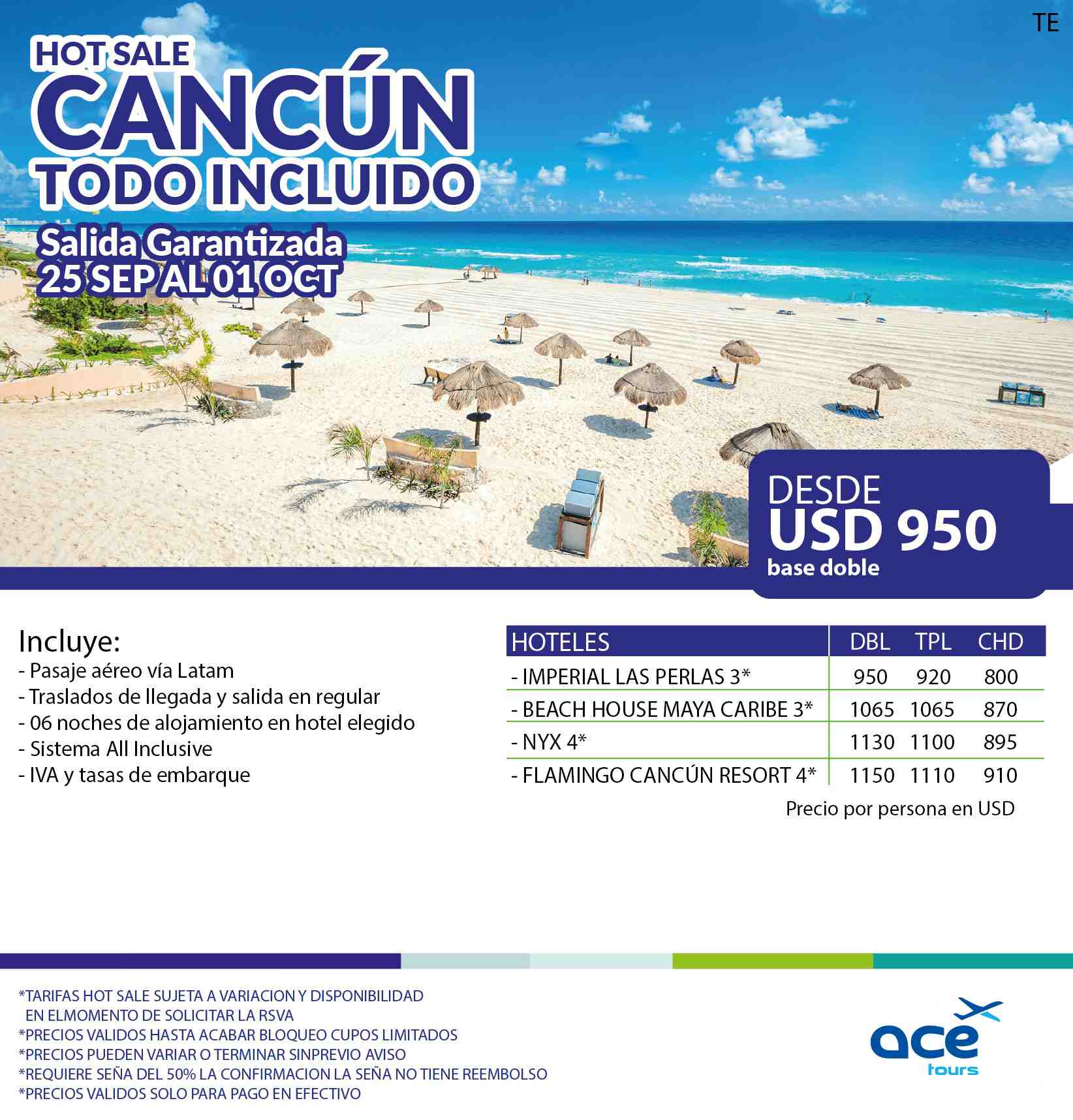 ¿Cuál es la fecha más economica para viajar a Cancún?