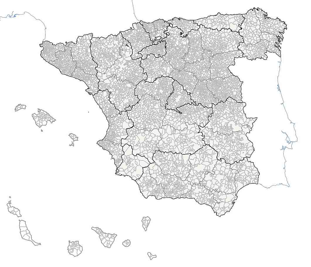 Quelles sont les différentes provinces d'Espagne ?