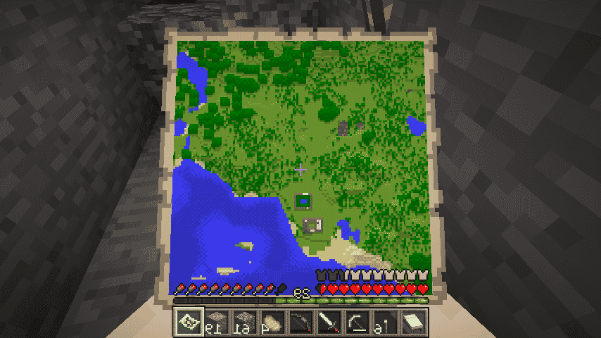 Comment mettre une bannière sur une carte Minecraft ?