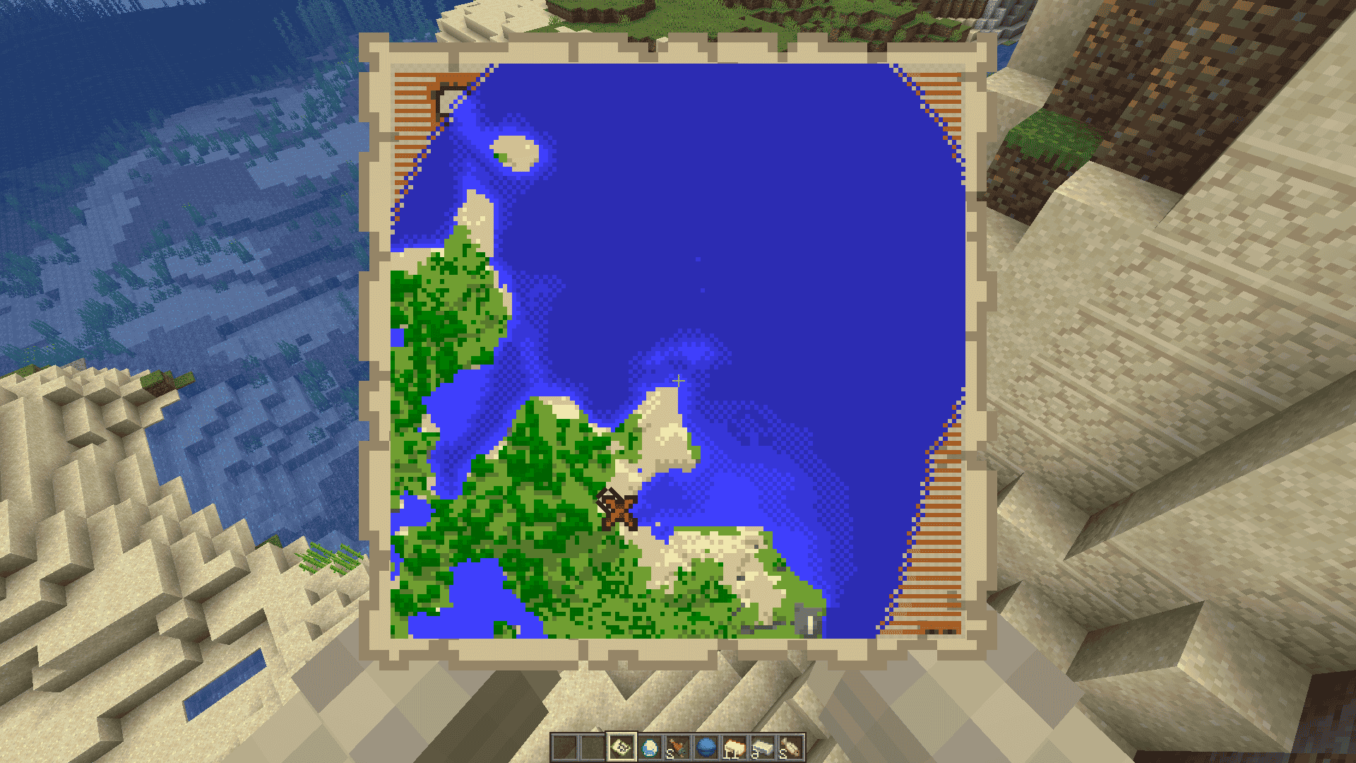 ¿Cómo leer un mapa del tesoro Minecraft?