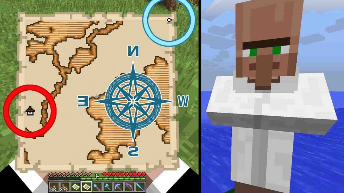 ¿Cómo se lee un mapa del tesoro en Minecraft?