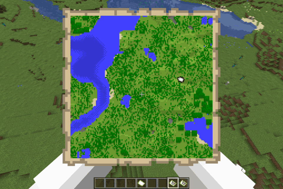 ¿Cómo se lee un mapa en Minecraft?