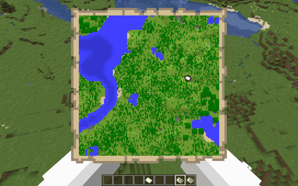 ¿Cómo se lee un mapa en Minecraft?
