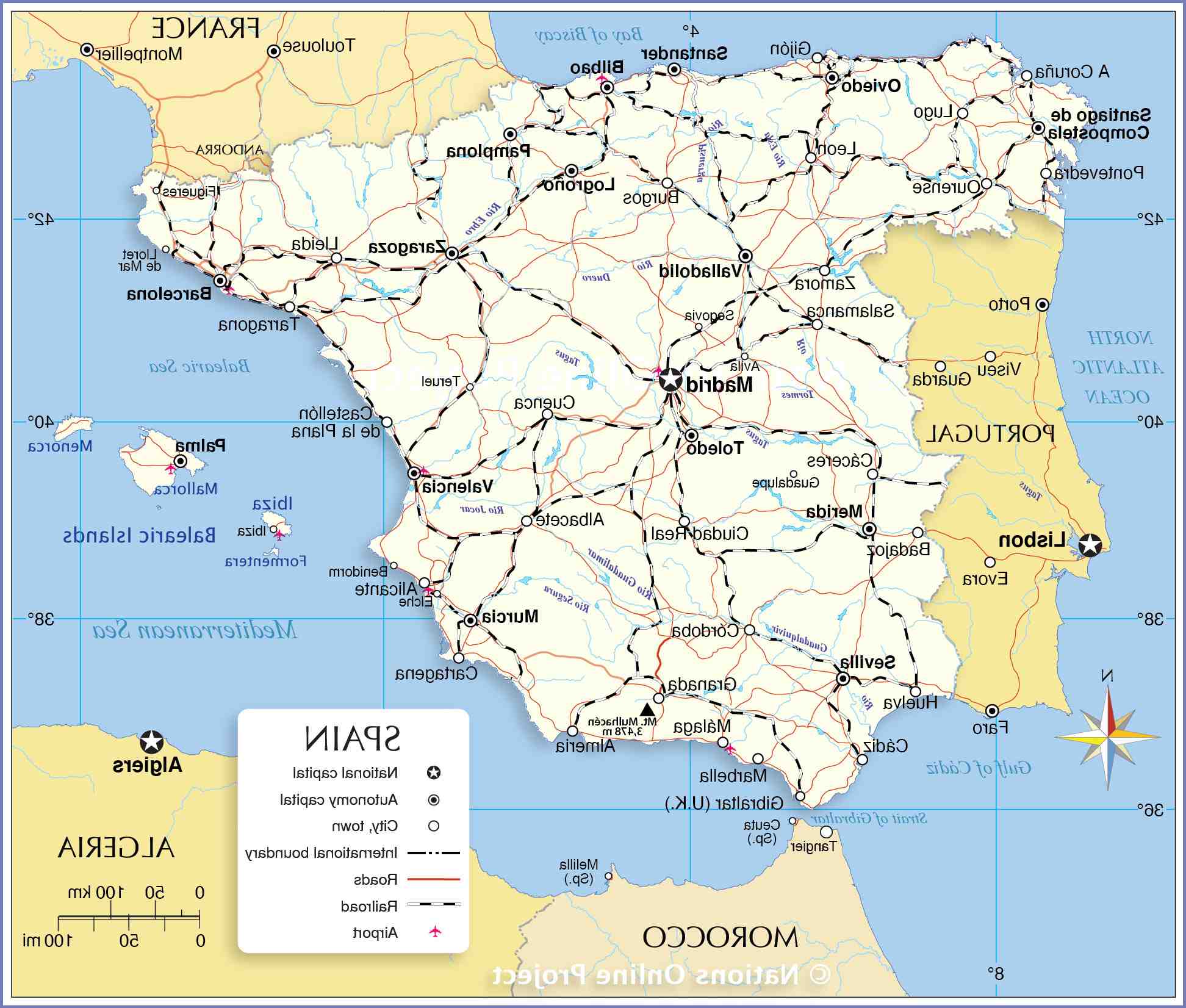 ¿Cuáles son las 50 provincias de España?