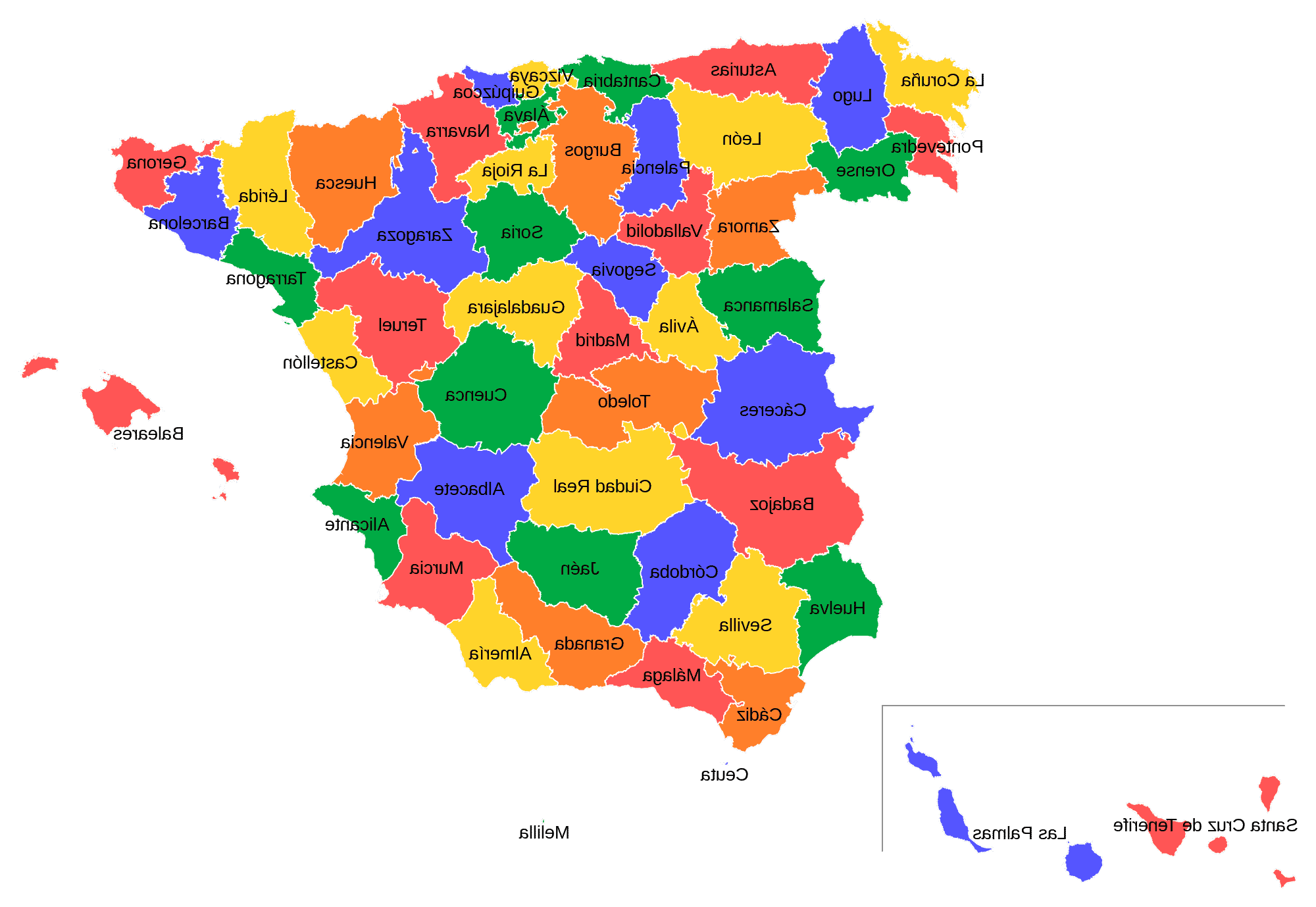 ¿Cuáles son las dos ciudades autonomas de España?