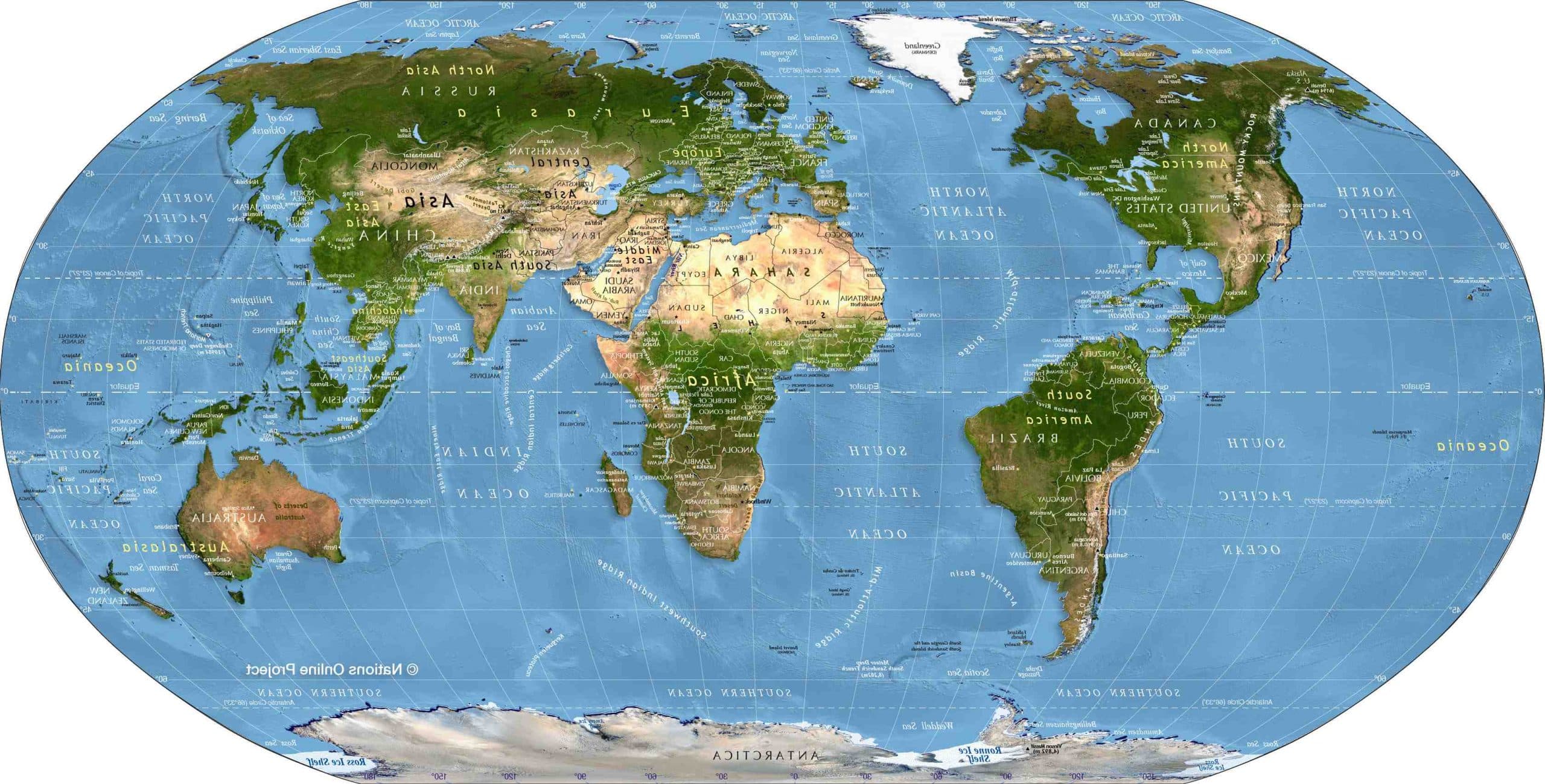 ¿Qué continentes muestra el mapa mundial de Ortelius 1570?