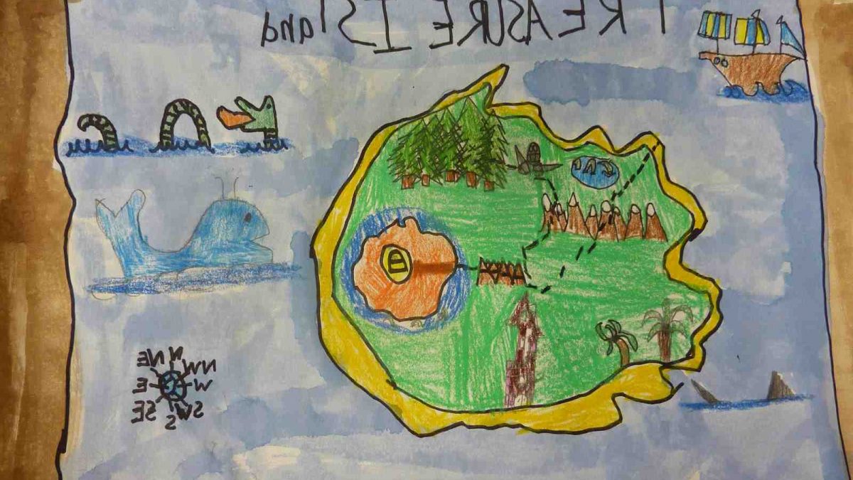 ¿Qué son los mapas para niños de cuarto grado?