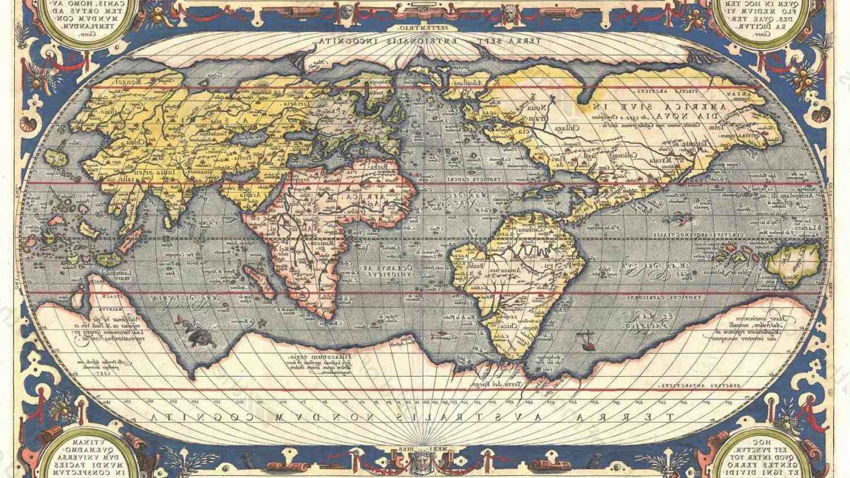 ¿Quién produjo el primer atlas y como?