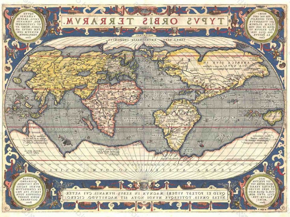 ¿Quién produjo el primer atlas y como?