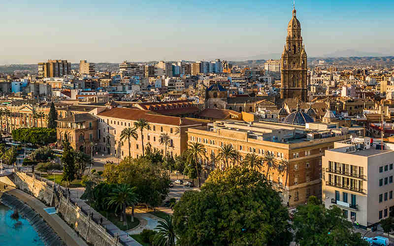 Quelle est la capitale de région de Murcia ?